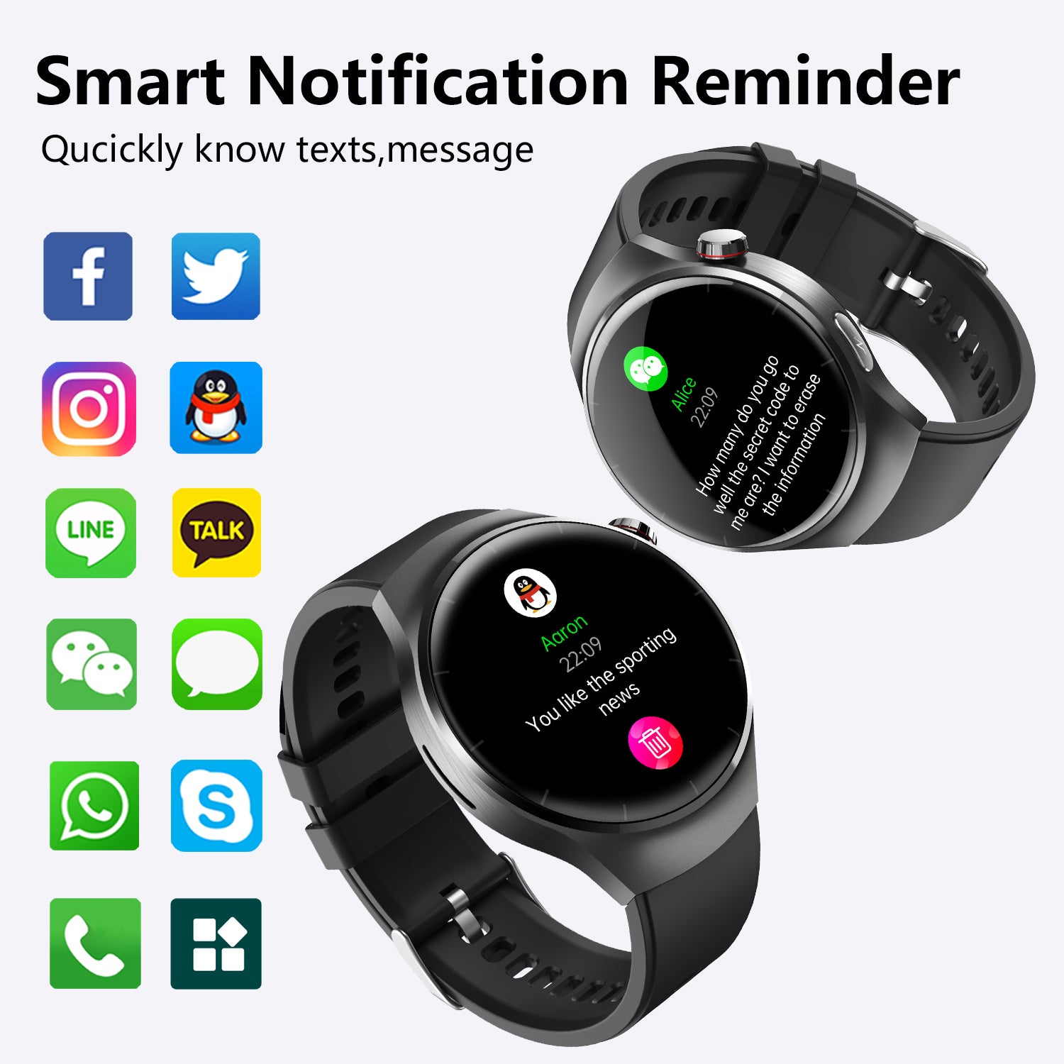 Fashion Smart Watch For Men Women Healthy Mornitoring Ips Screen Fitness Tracker With Bluetooth Call IP67 Waterproof Heart Rate Sleep SpO2 Monitor Pedometer Multiple Sports