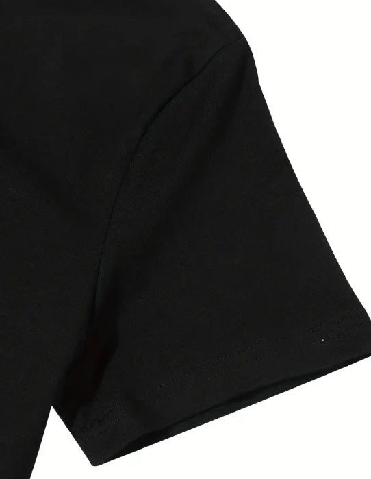 Printed Men's Comfortable T-shirt, Men's Summer Outdoor Clothing, Men's Clothing, Men's Top